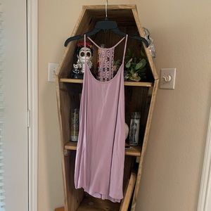 Purple summer dress